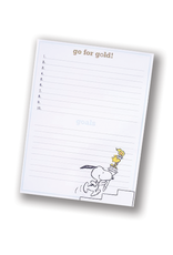 Peanuts "Go for the Gold" Large Notepad