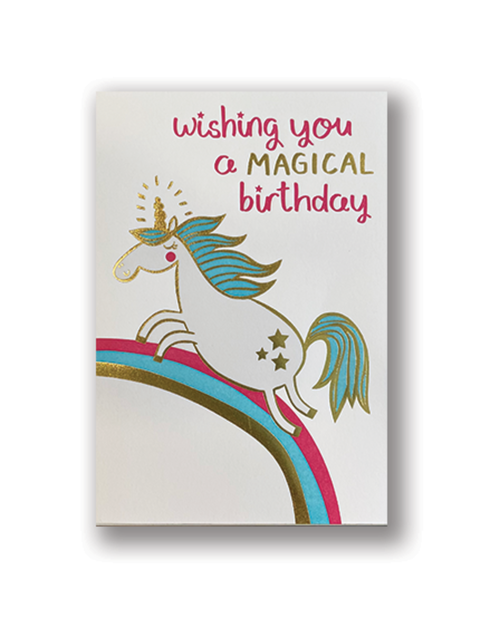 "Wishing You A Magical Birthday" Unicorn Card