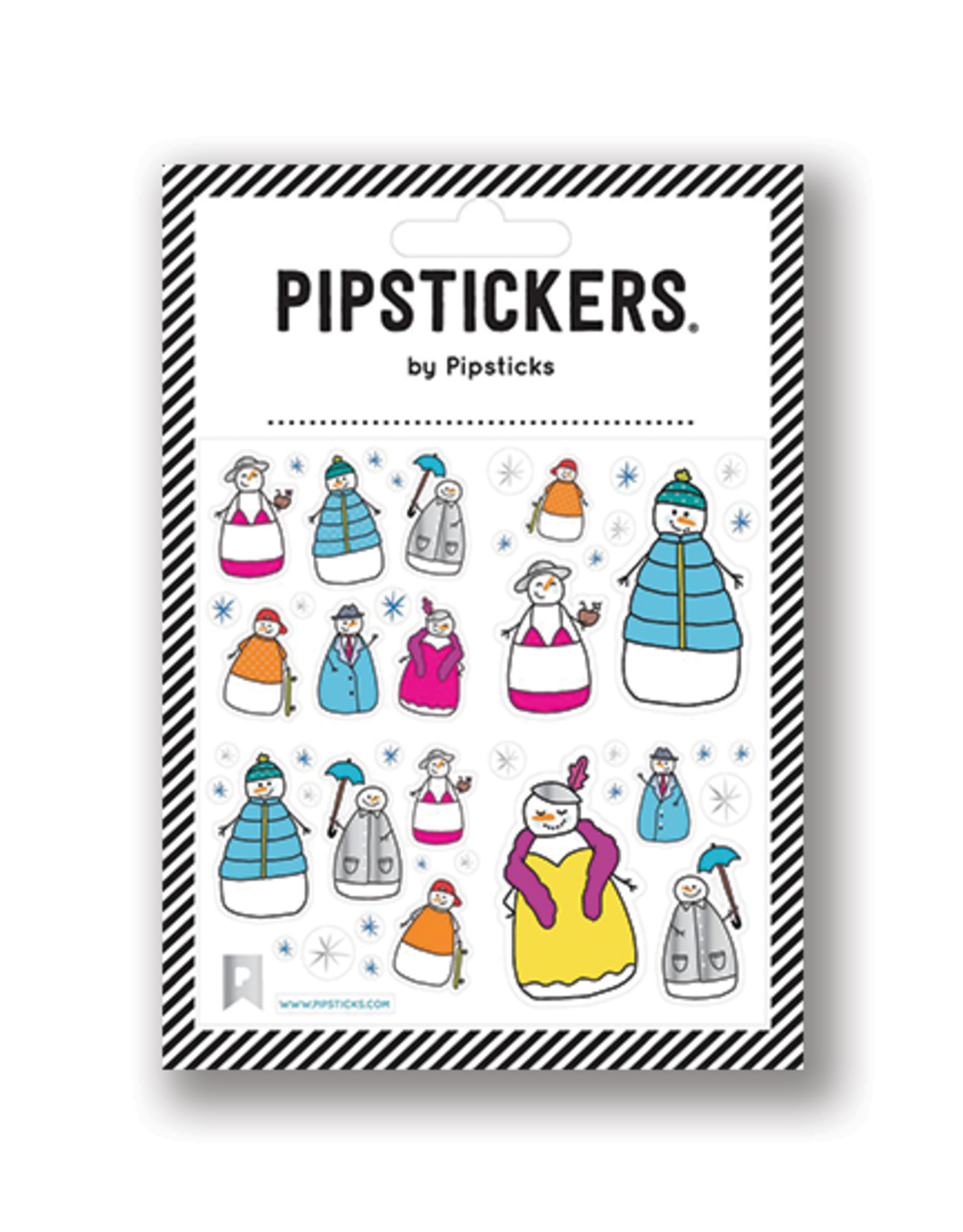 Pipsticks Stylish Snow People Stickers
