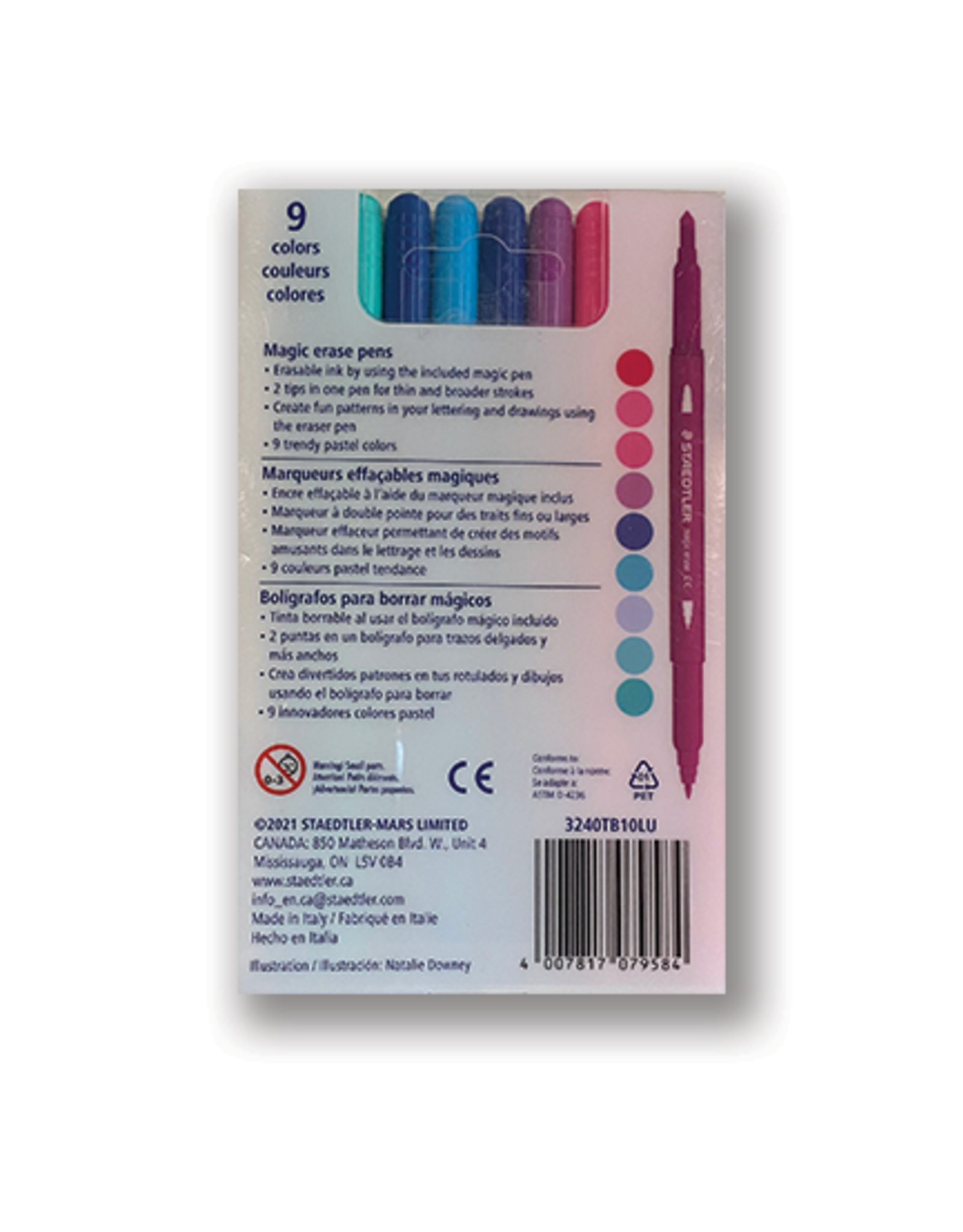10 Magic Color Pens, Erasable Color Pens