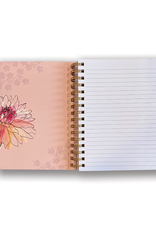 Pink Floral Journal with Psalm 118:14