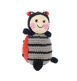 Pebble Friendly Lady Bug Rattle