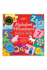 eeBoo Alphabet & Numbers Puzzle Pairs