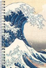 Hokusai "The Wave" Spiral Journal