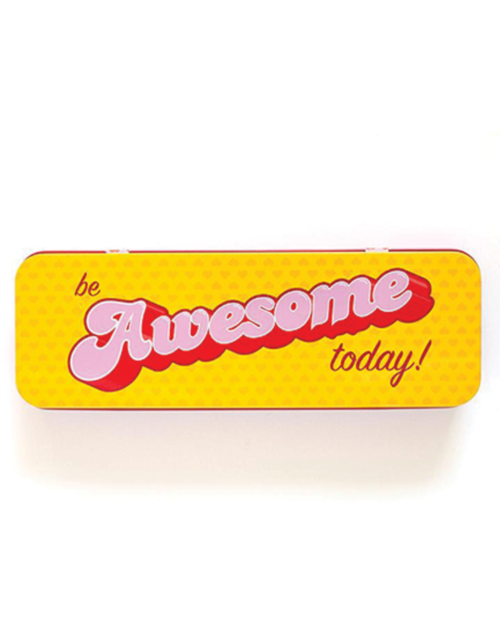 "Be Awesome Today" Tin Pencil Box
