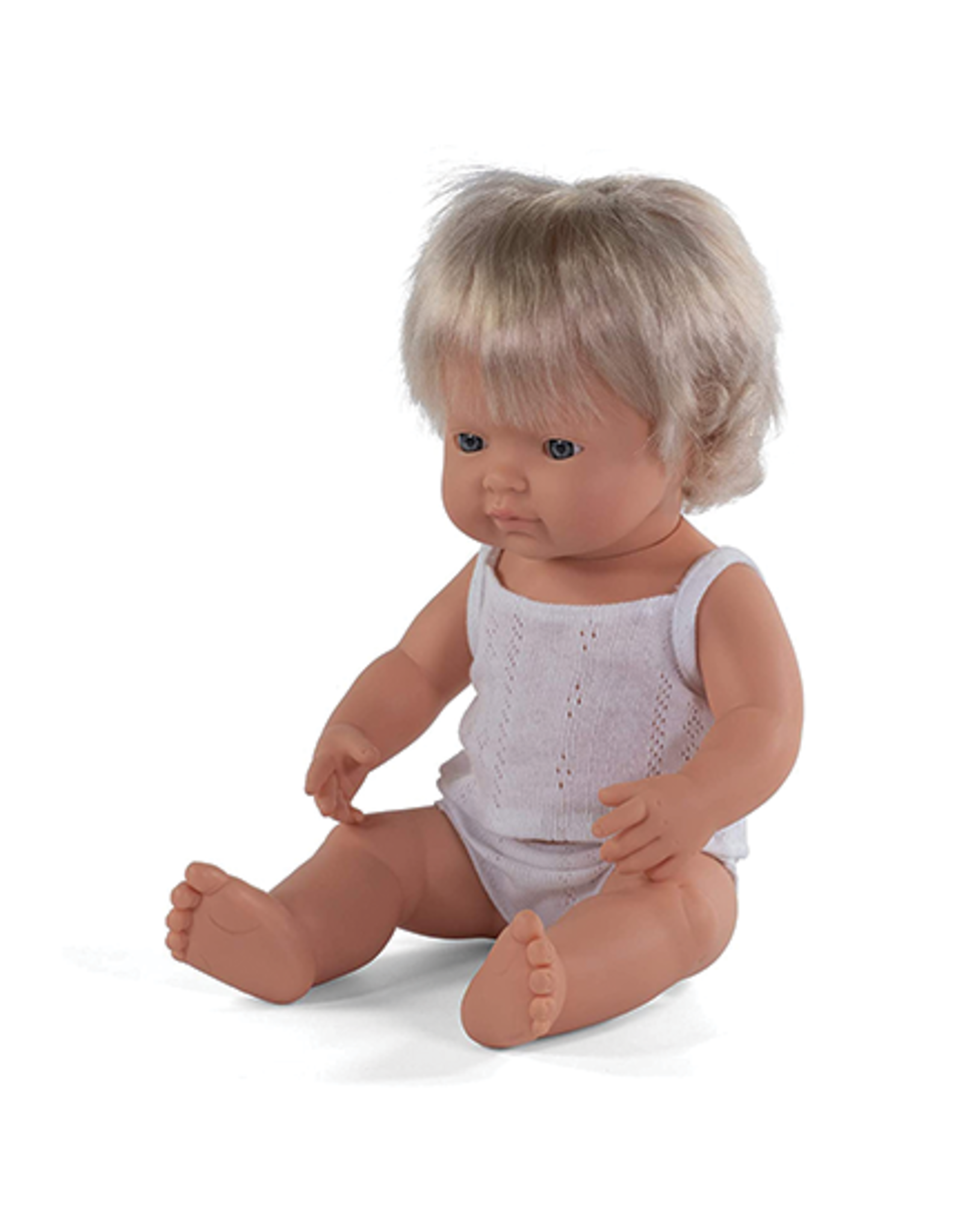 Miniland Baby Doll,  European Girl 15" (Blonde Hair)