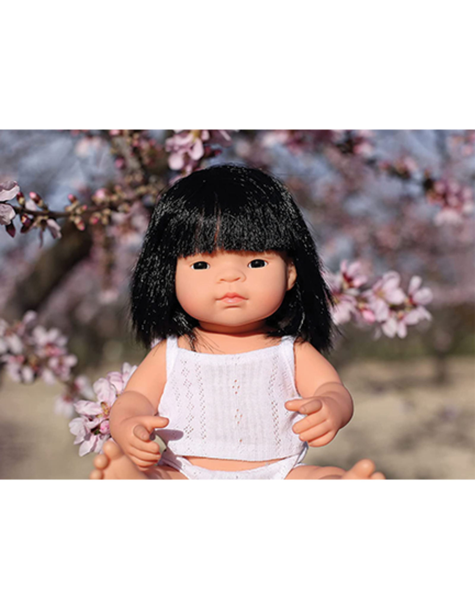 Miniland Baby Doll, Asian Girl 15"