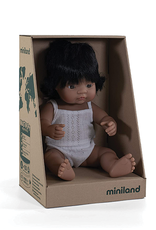 Miniland Baby Doll,  Hispanic Girl 15"