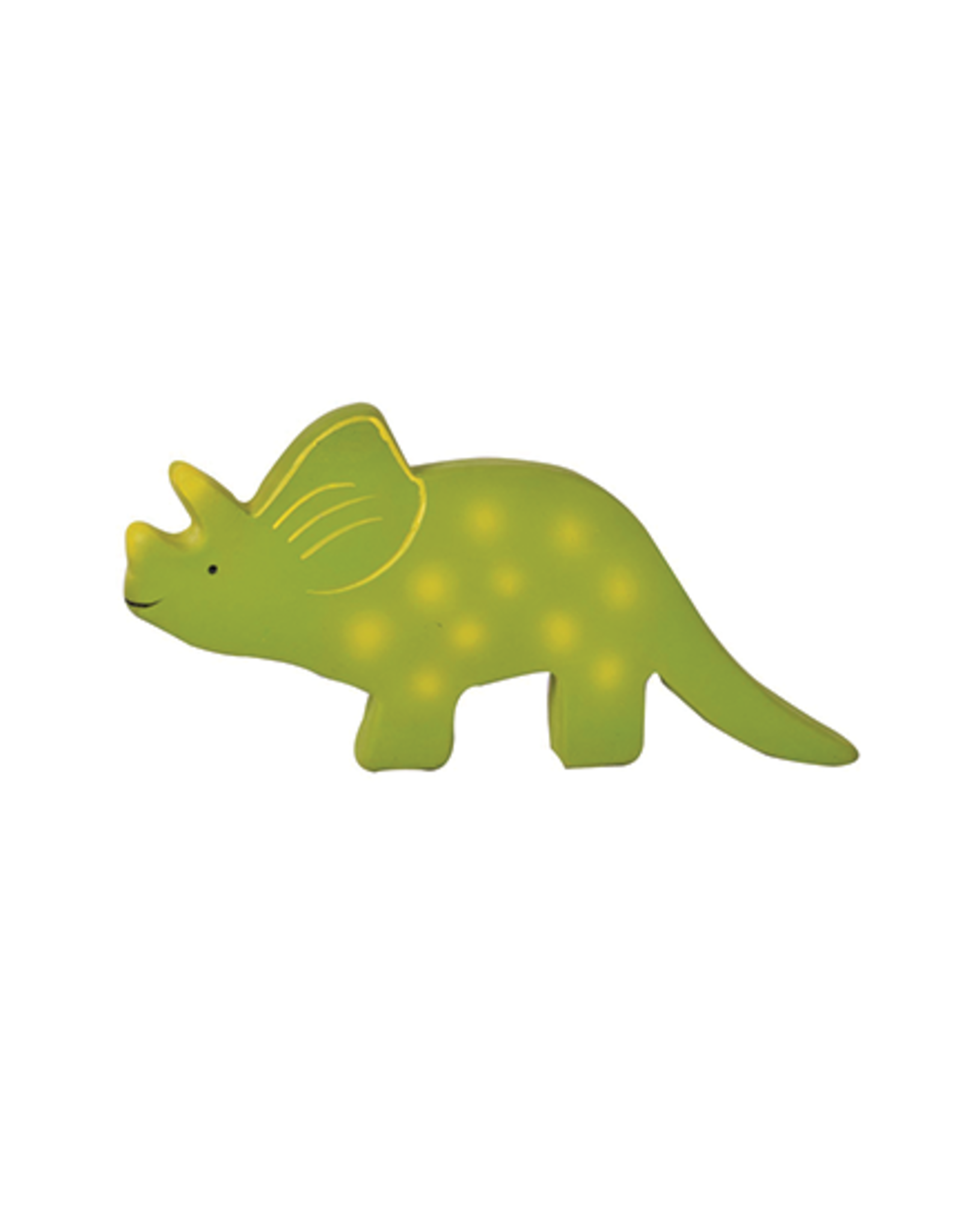 Tikiri Baby Triceratops Dino Organic Rubber Teether