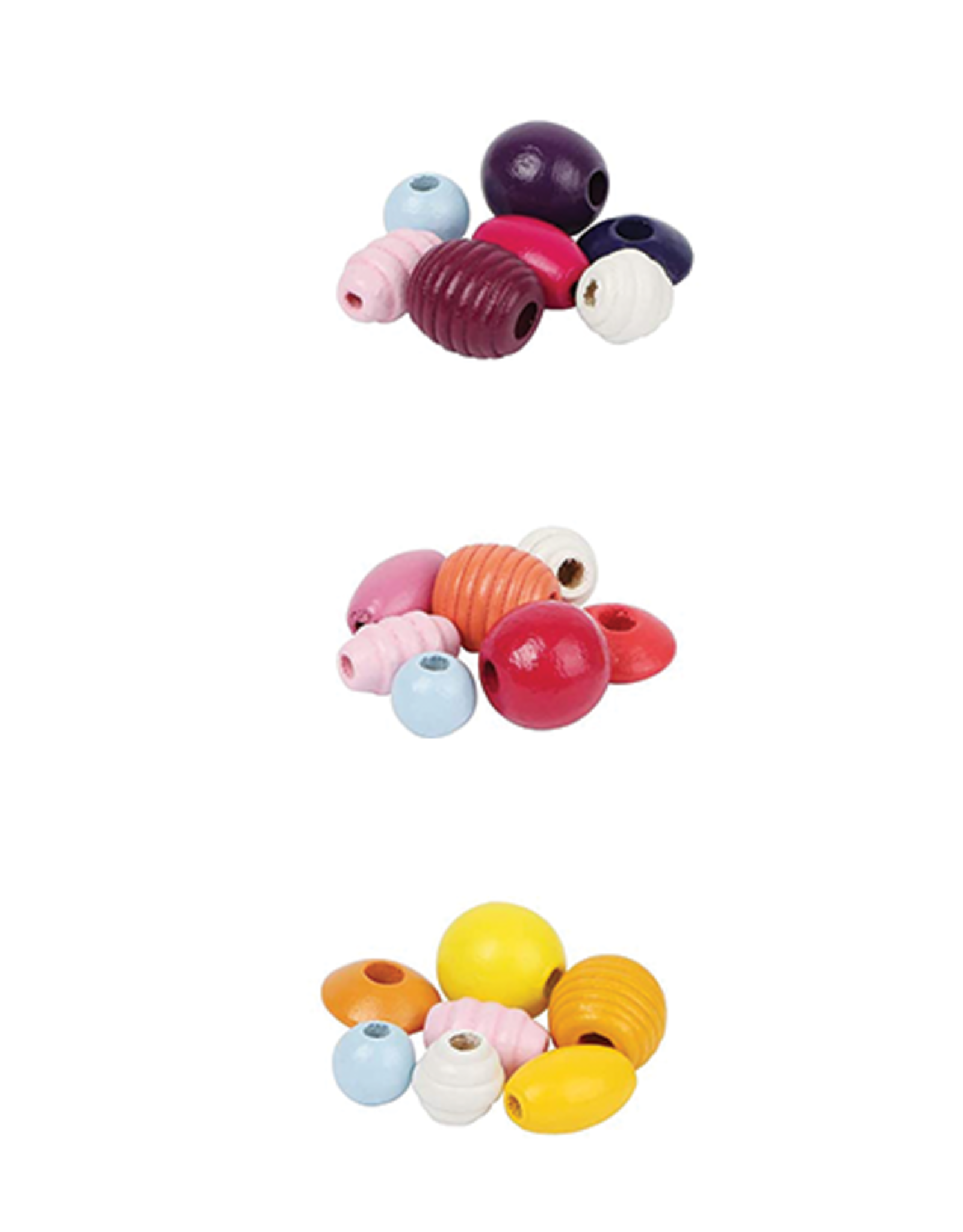 Small Foot Small Foot Threading Beads Cupcake - Strawberry