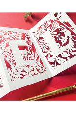 "NOEL" Panel Christmas Card, 3D Papercut