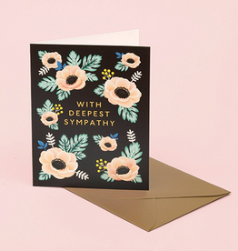 "With Deepest Sympathy" Blank Card