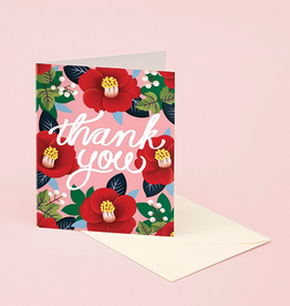 "Thank You" Camellia Card