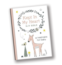 Kept in My Heart (Baby's Bible in Coral)