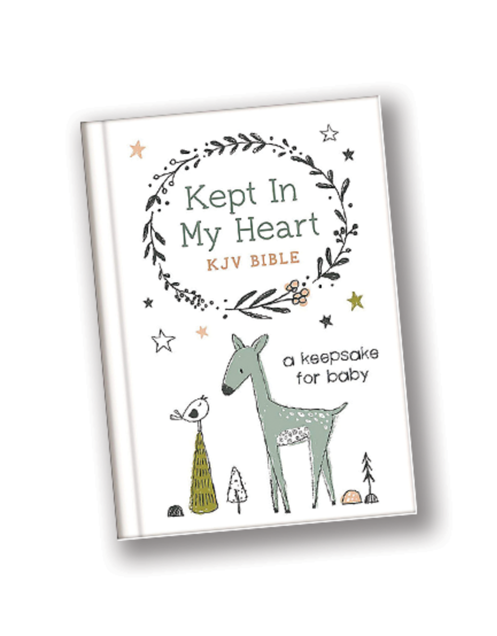 Kept in My Heart (Baby's Bible in Sage)