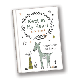 Kept in My Heart (Baby's Bible in Sage)