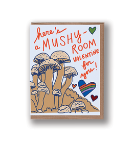 Here's A Mushy-room Valentine Card