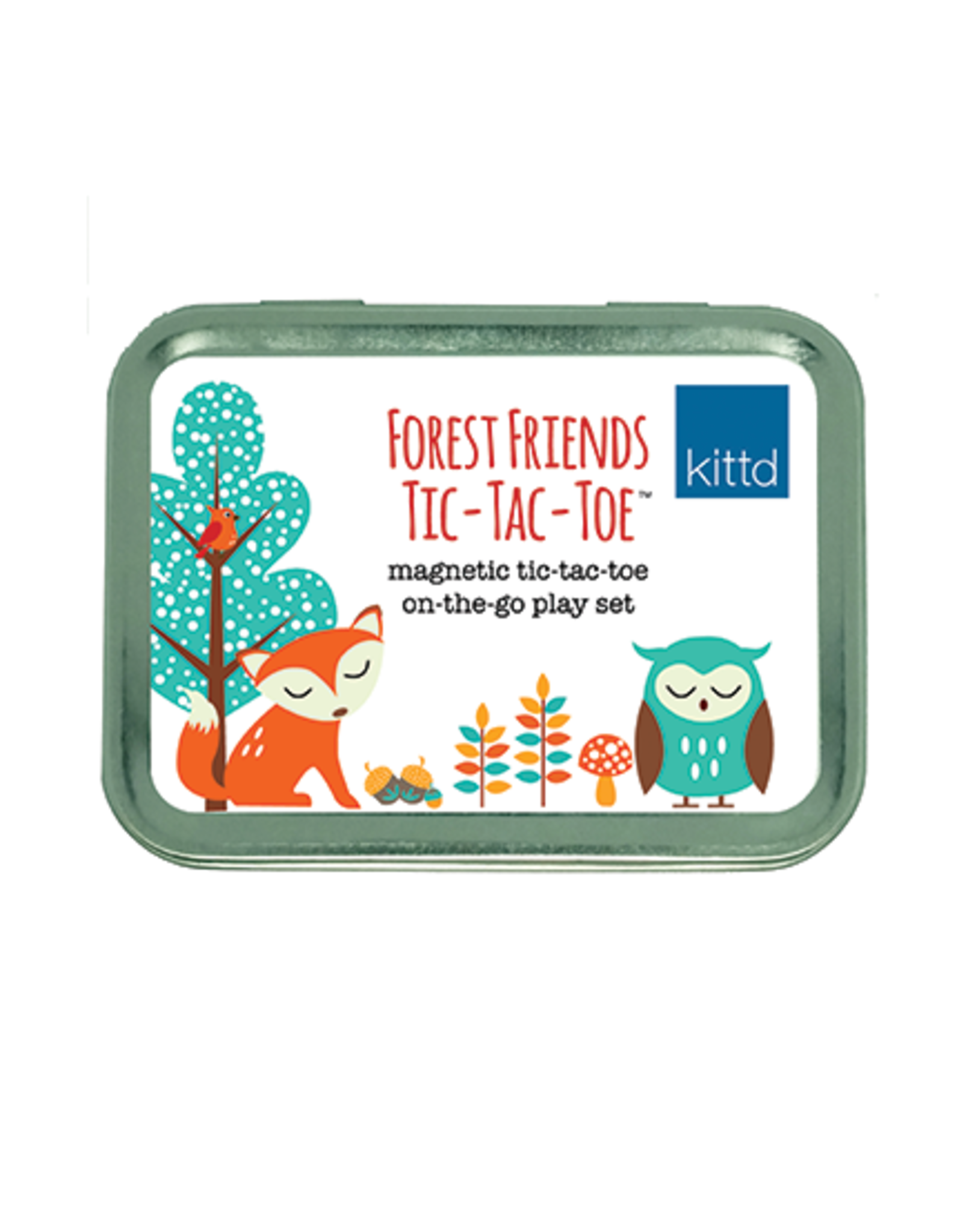 kittd Forest Friends Tic-Tac-Toe On-the-Go Kit