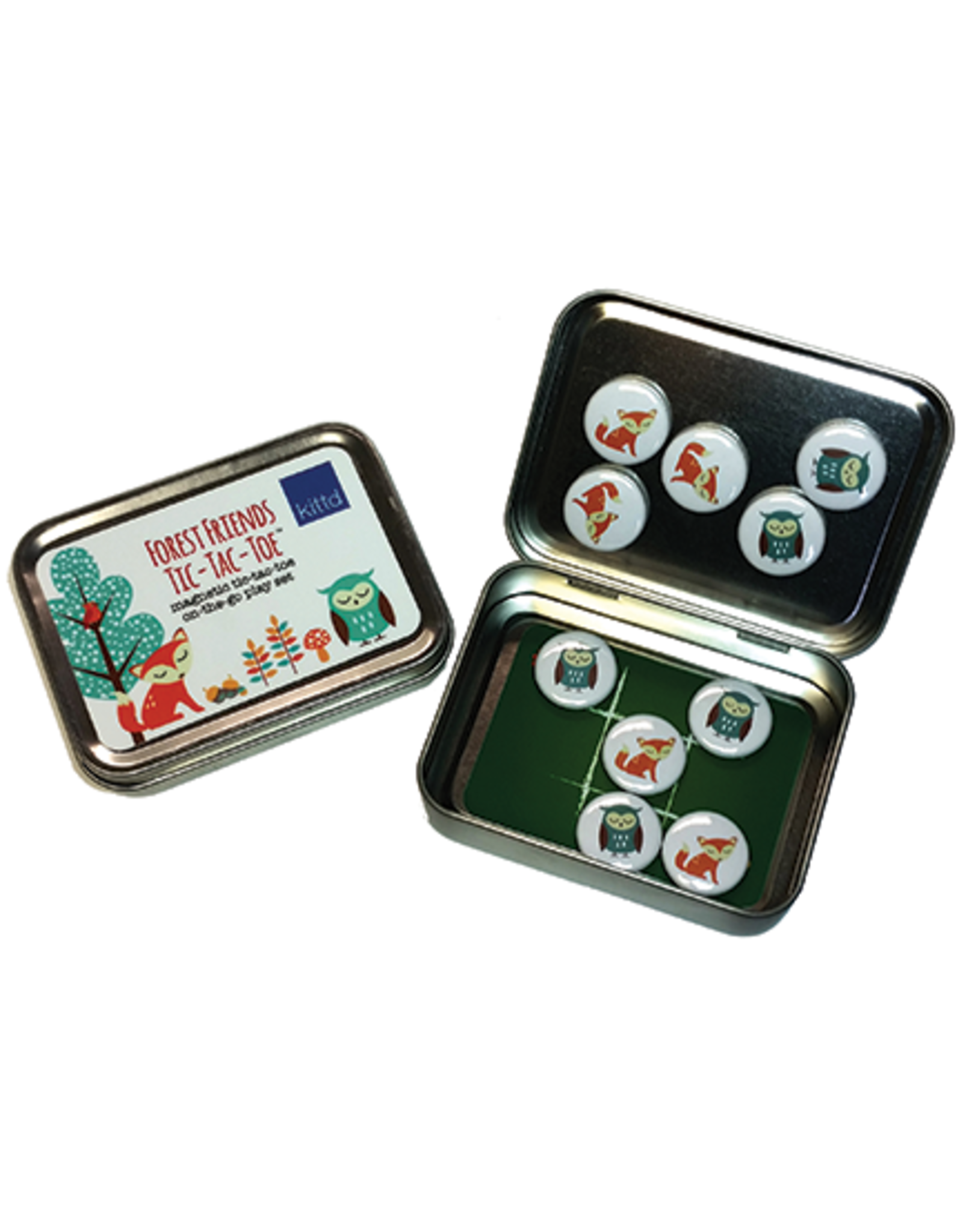 kittd Forest Friends Tic-Tac-Toe On-the-Go Kit