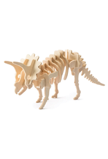 3D Wooden Puzzle:  Triceratops