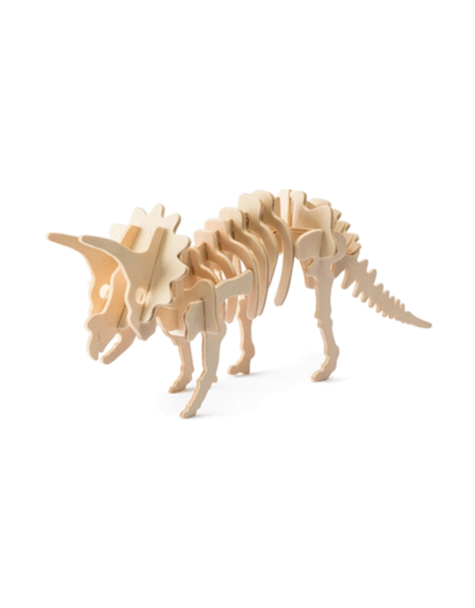 3D Wooden Puzzle:  Triceratops