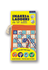Mudpuppy Snakes & Ladders Travel Game