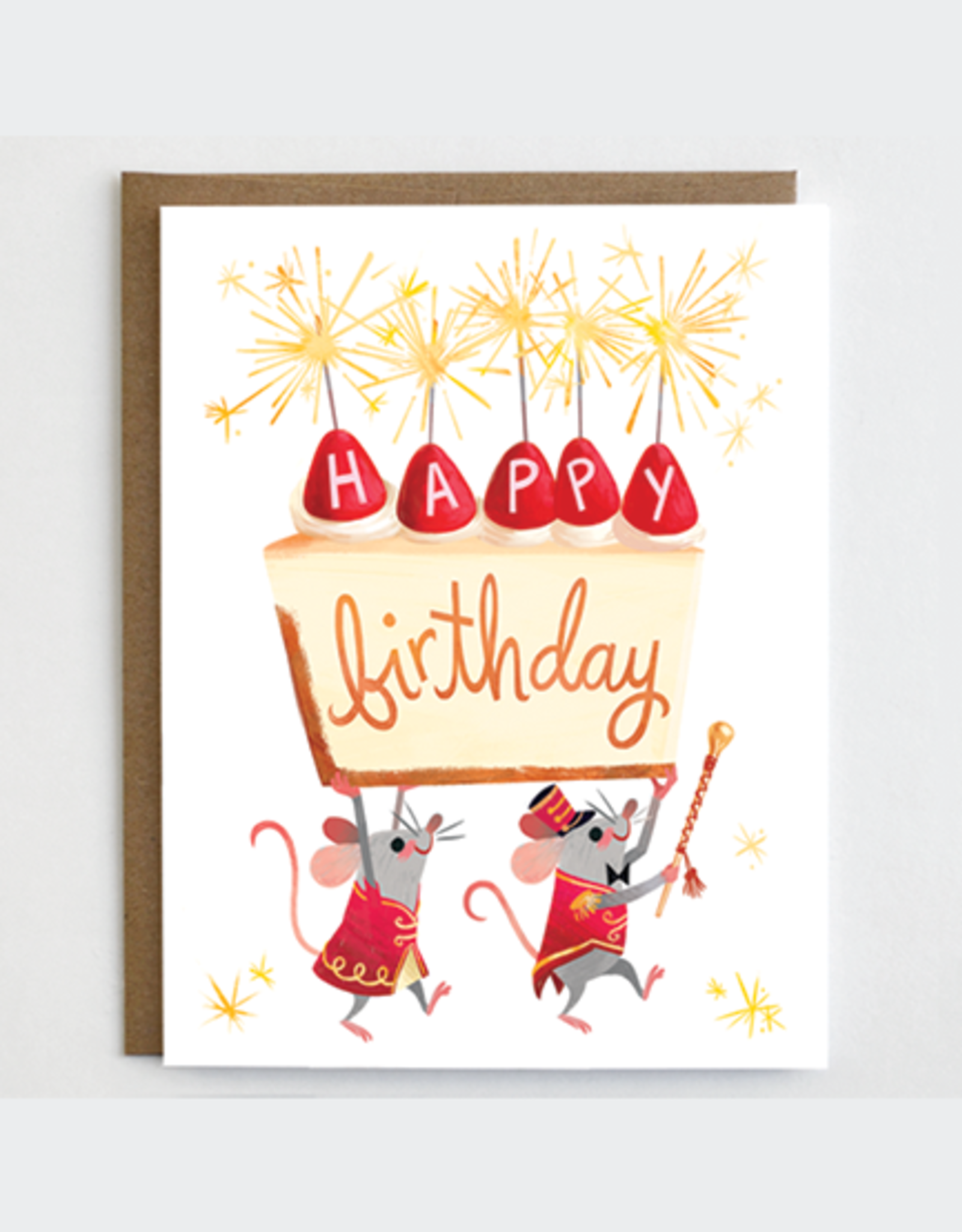 Happy Birthday Mice Card