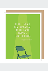 Shirley Chisholm Quote Card