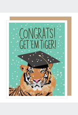 Get 'Em Tiger Graduation Card