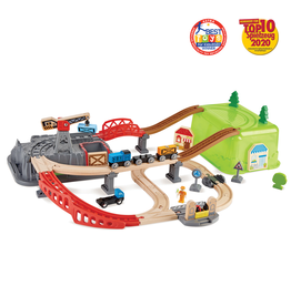 Hape Railway Bucket Builder Set, 50 pieces