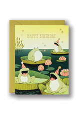 "Happy Birthday" Singing Frog Card