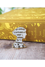 "My Courage Always Rises" Enamel Pin