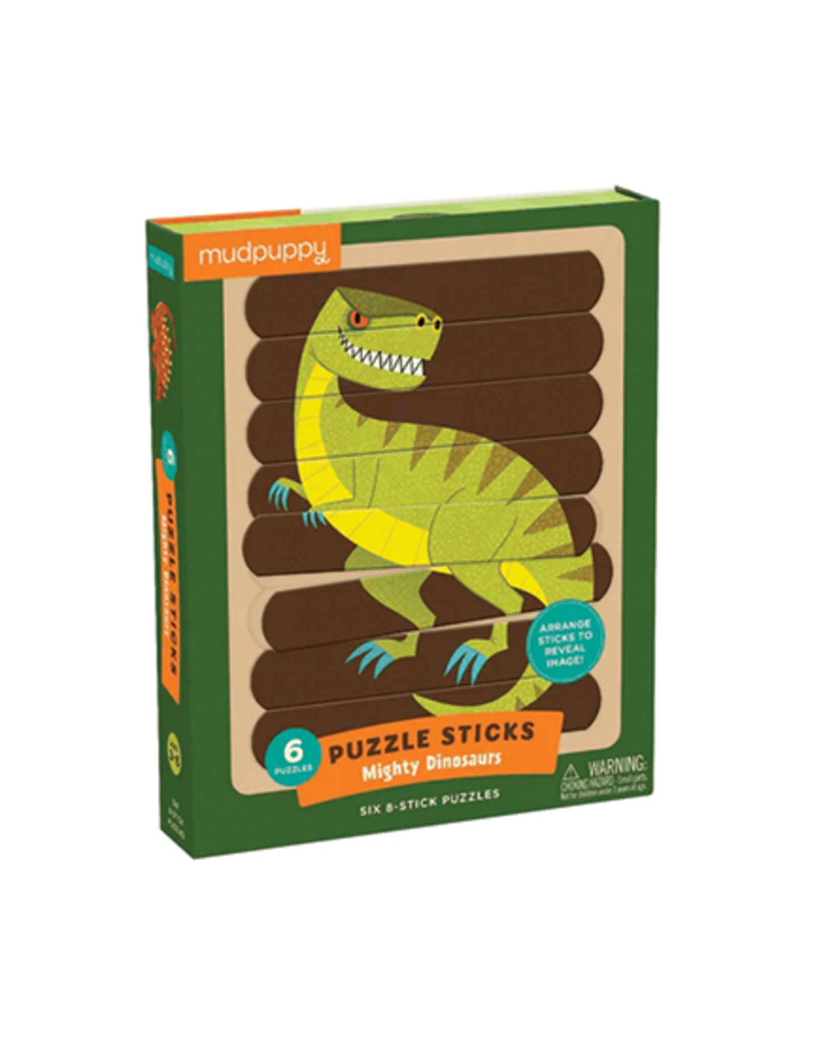 Mudpuppy Mighty Dinosaurs Puzzle Sticks
