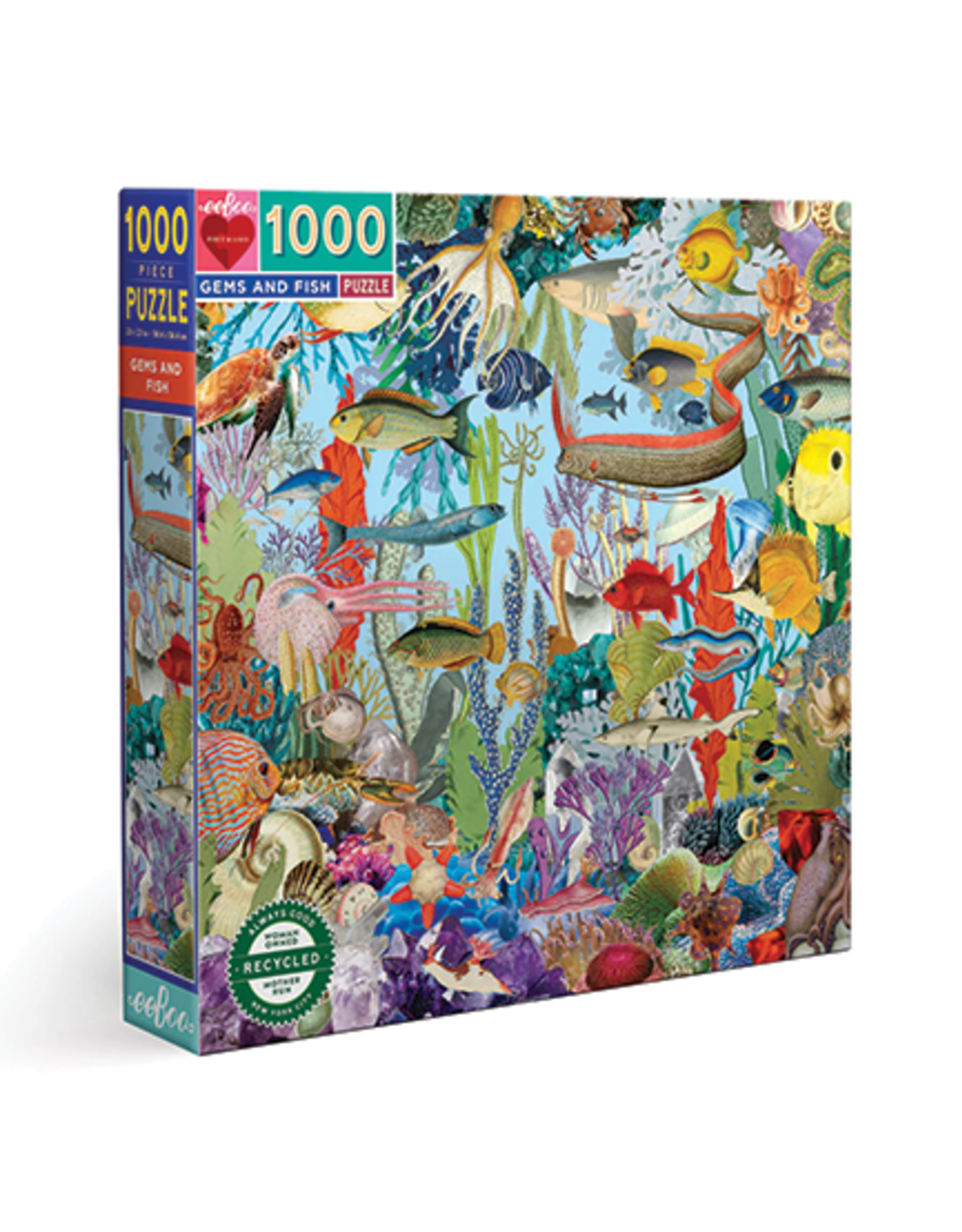 Gems and Fish 1000-Piece Puzzle