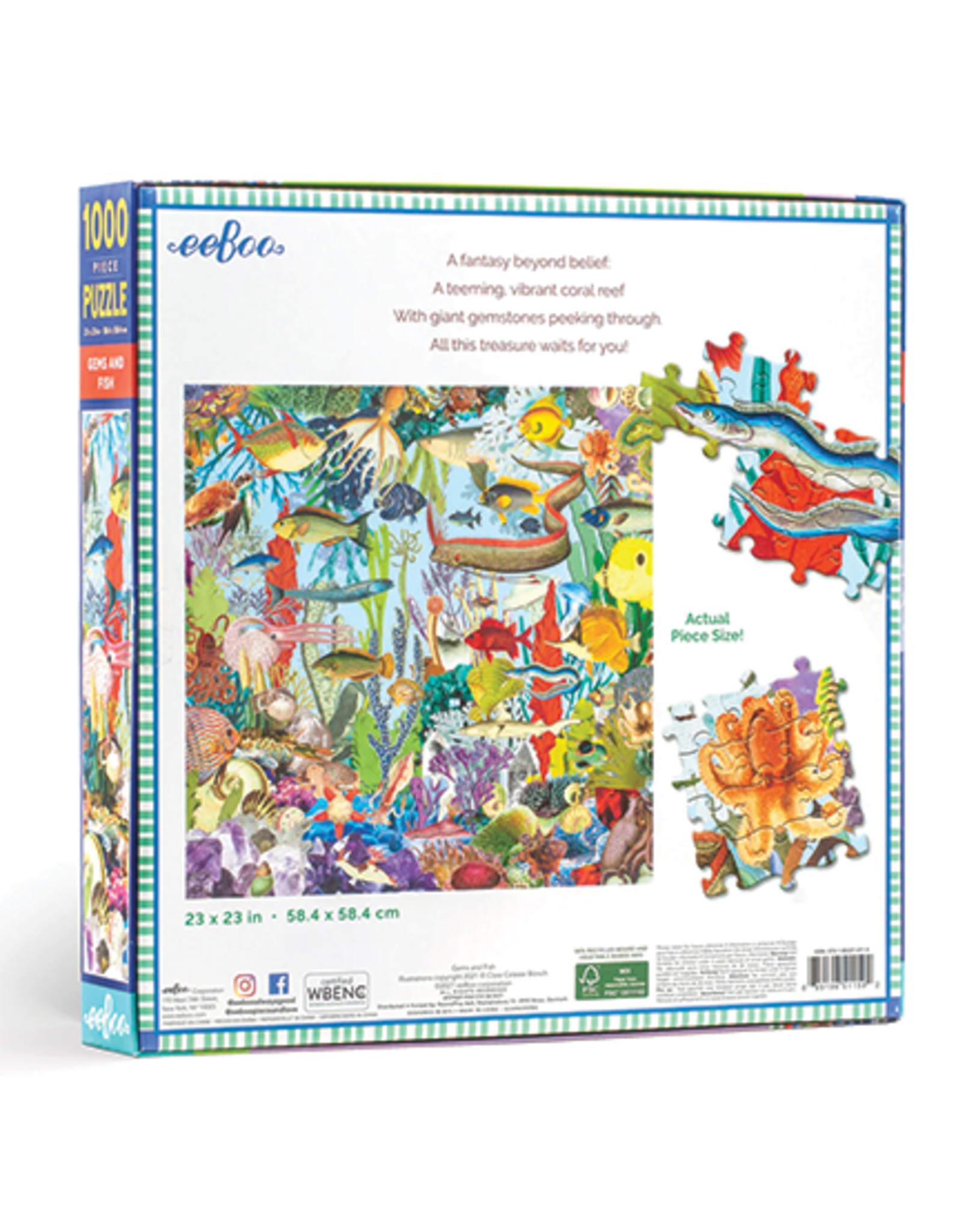 Gems and Fish 1000-Piece Puzzle