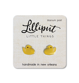 "Peeps" Yellow Chick Earrings
