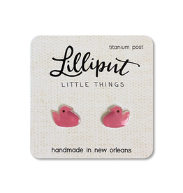 "Peeps" Pink Chick Earrings