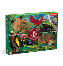 Mudpuppy Rainforest Above & Below Double-Sided 100 Piece Puzzle