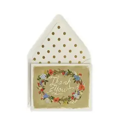Thank You Garden Flowers Card
