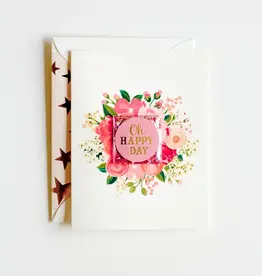 Oh Happy Day Glitter Card