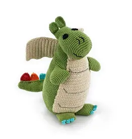 Green Winged Dragon Hand Knit