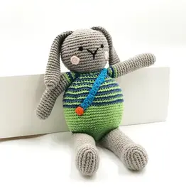 Bunny Apple Green Hand Knit