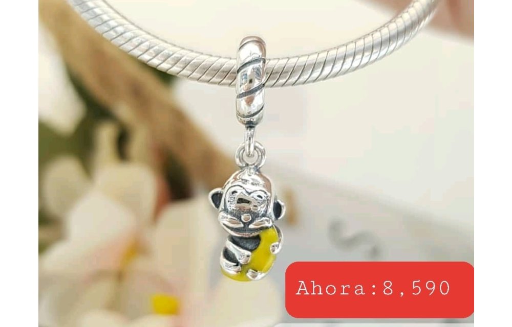 CHARM MONITO PLATA 925