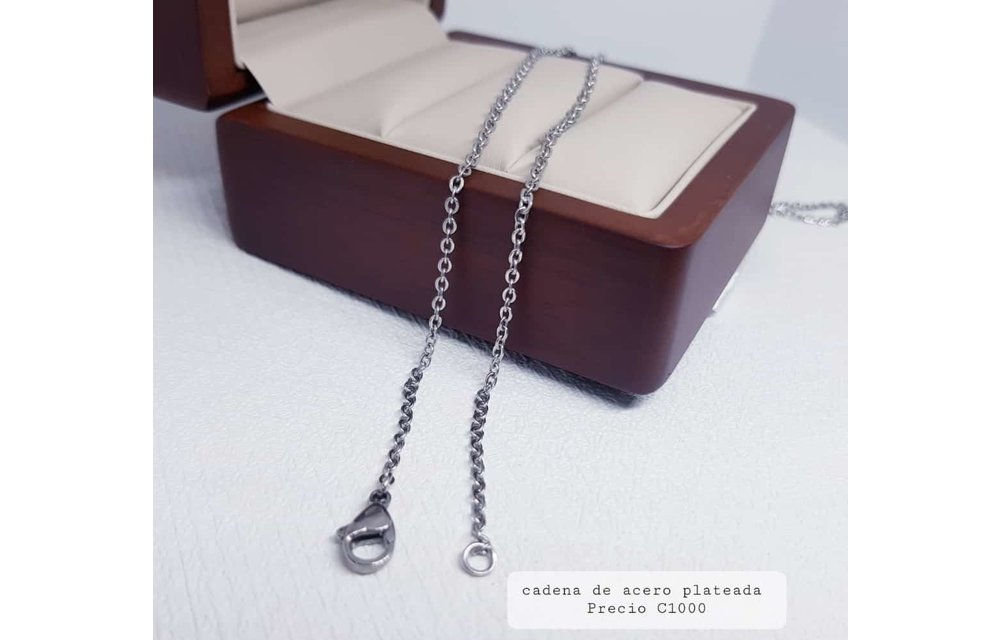 CADENA PLATEADA ACERO 210000000127