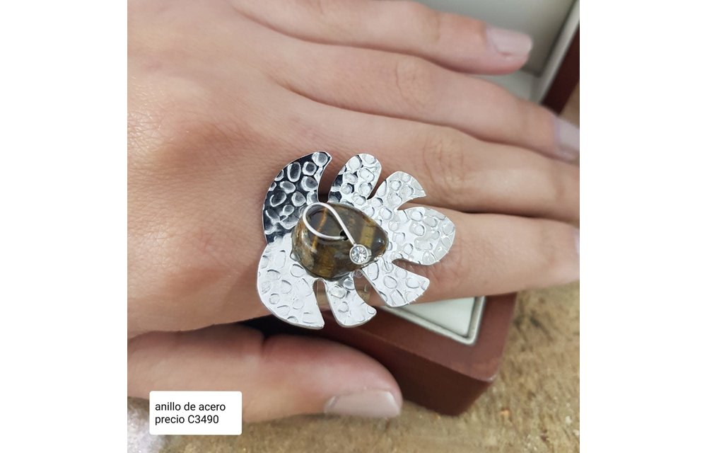 ANILLO DAMA ACERO