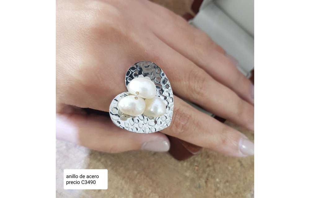 ANILLO DAMA ACERO