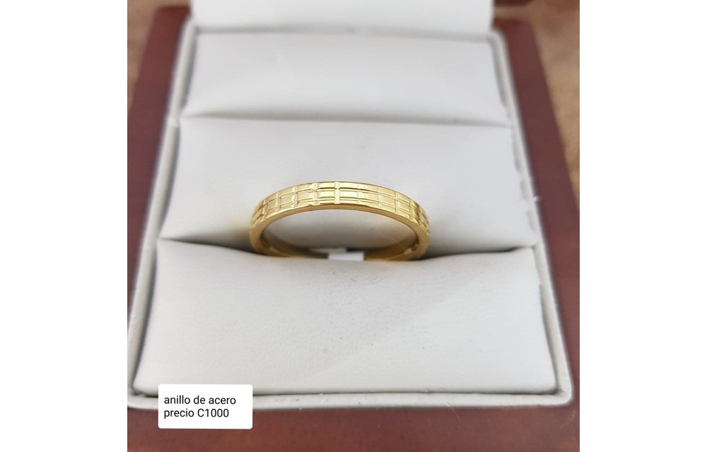 ANILLO MATRIMONIO ACERO 210000003270