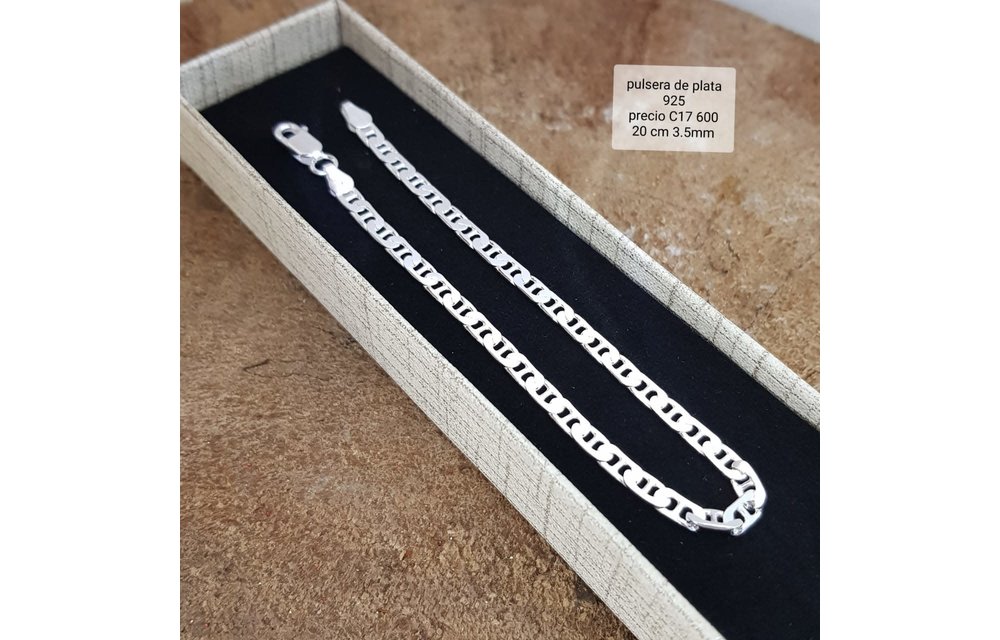 PULSERA 20CM/3.5MM GUCCI PLATA 210000004661