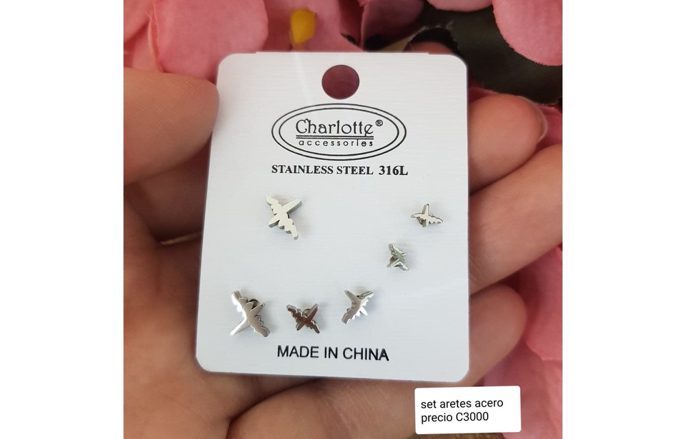 ARETES TRIO ACERO 210000005475
