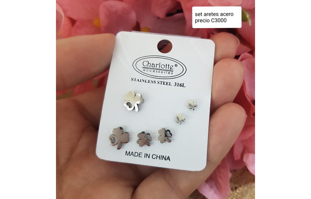 ARETES TRIO ACERO 210000005475